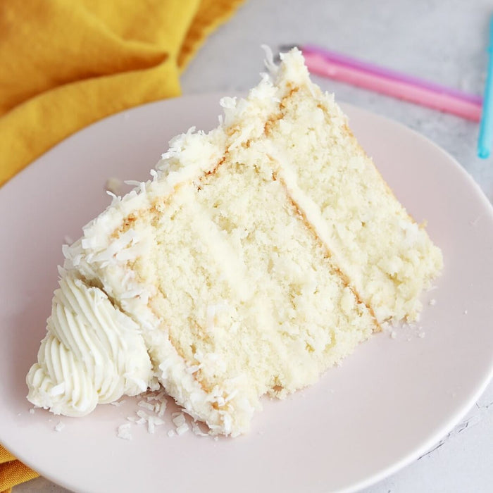 Coconut Cake with Coconut Cream Cheese Frosting