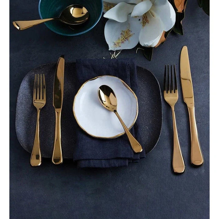 A Touch of Gold: The Soho Gold 56-Piece Cutlery Set for Luxe Festive Dining