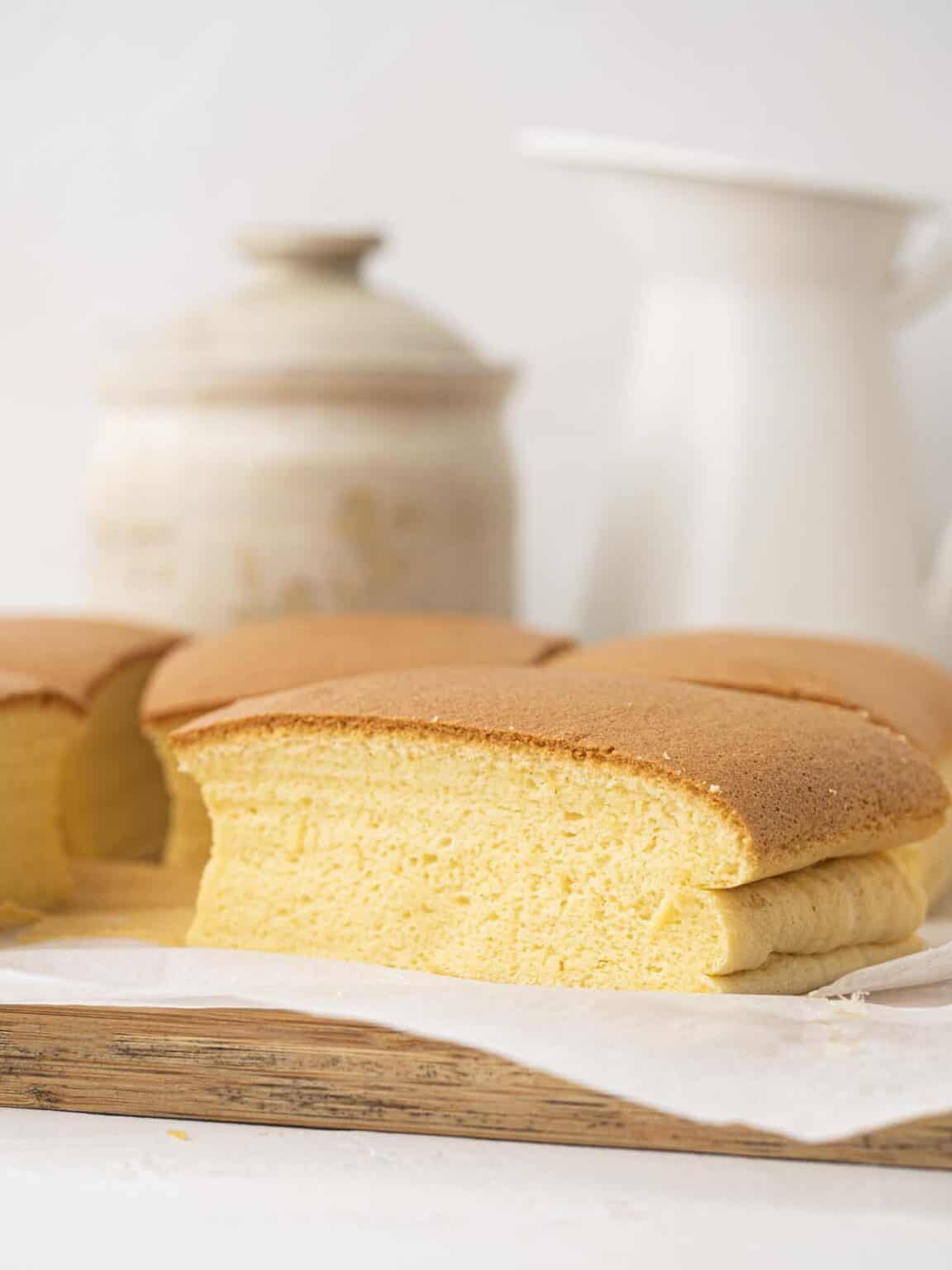 Taiwanese Jiggly Soufflé Castella Sponge Cake Recipe