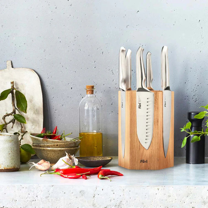 Meet the Furi Pro Magnetic Hexagonal Knife Block at Arima Homewares
