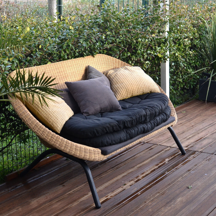 Rattan sofa