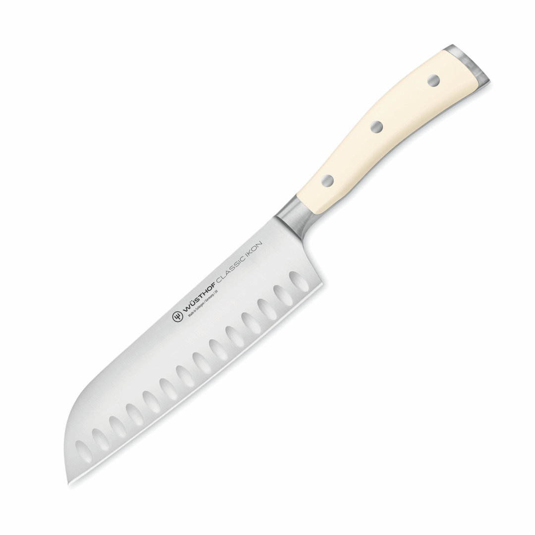 (FLASH SALE!) Wusthof Classic Ikon Creme 7pcs Knife Block Set 1090470601