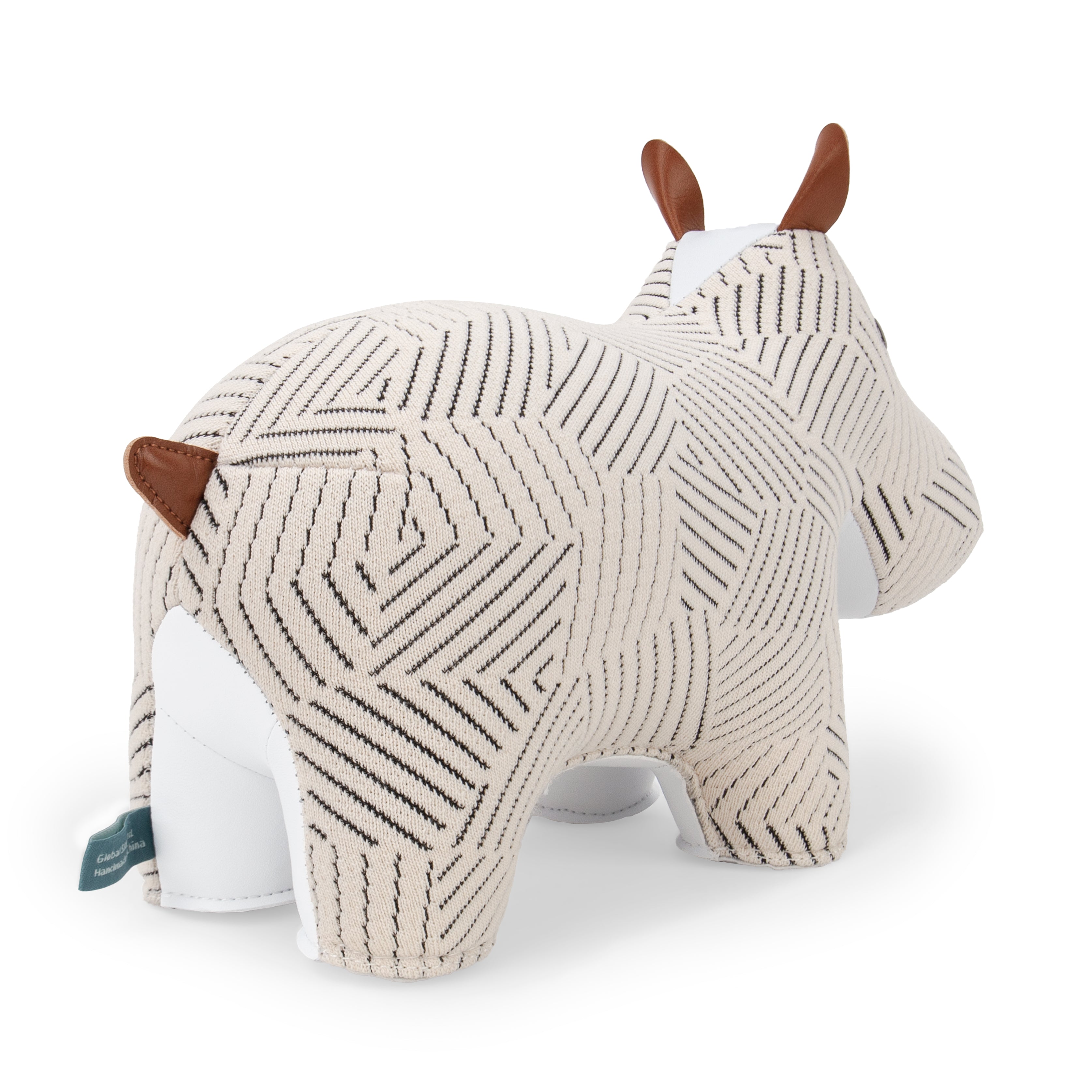 Zuny Bookend Hippo Kvadrat Razzle Dazzle White