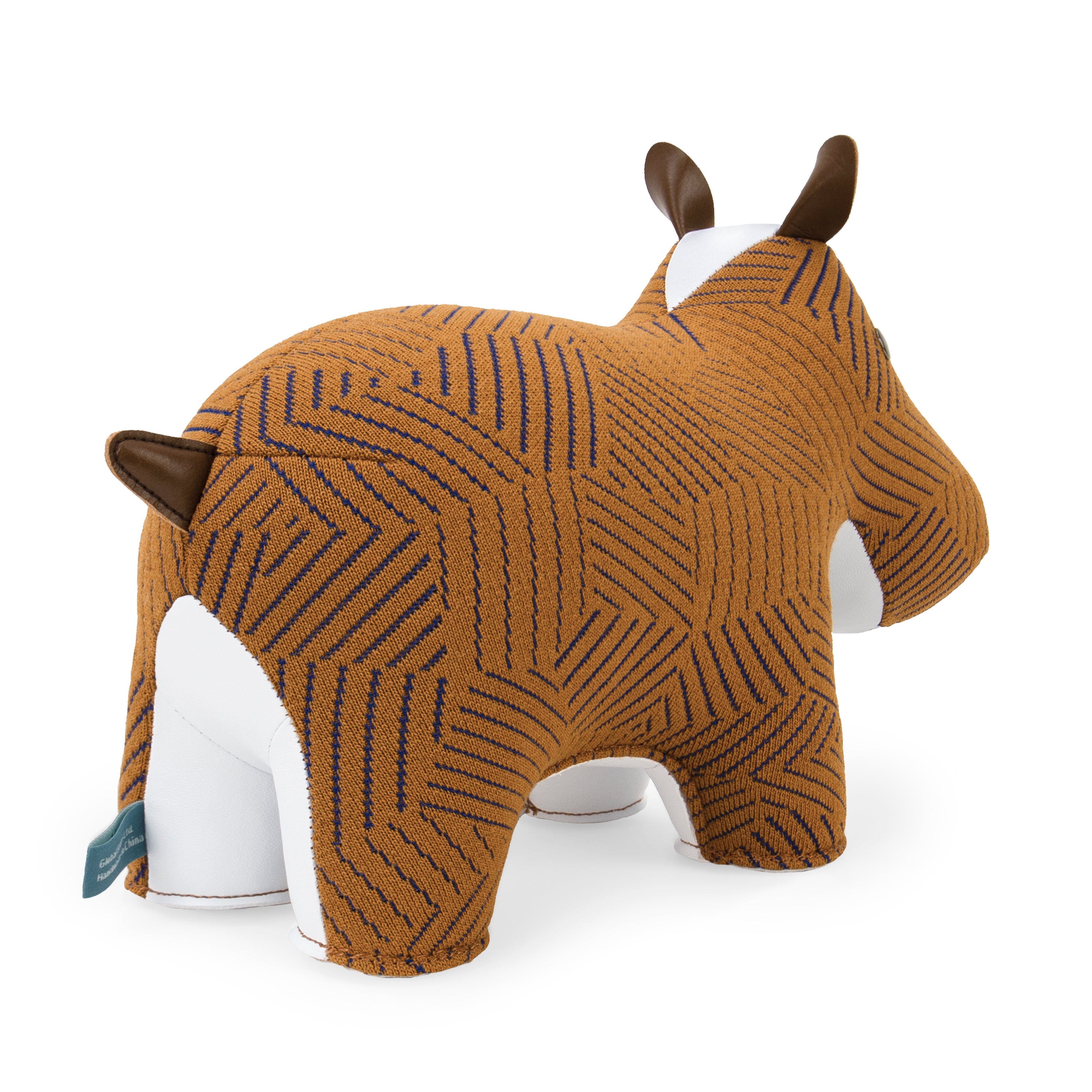 Zuny Bookend Hippo Kvadrat Razzle Dazzle Tan