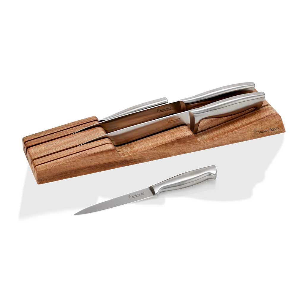 Stanley Rogers In-drawer 5 Piece Knife Block