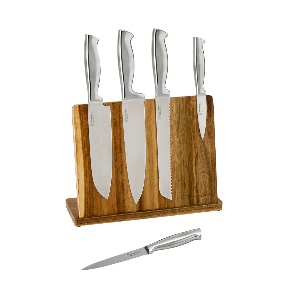 Stanley Rogers Magnetic 6 Piece Knife Block