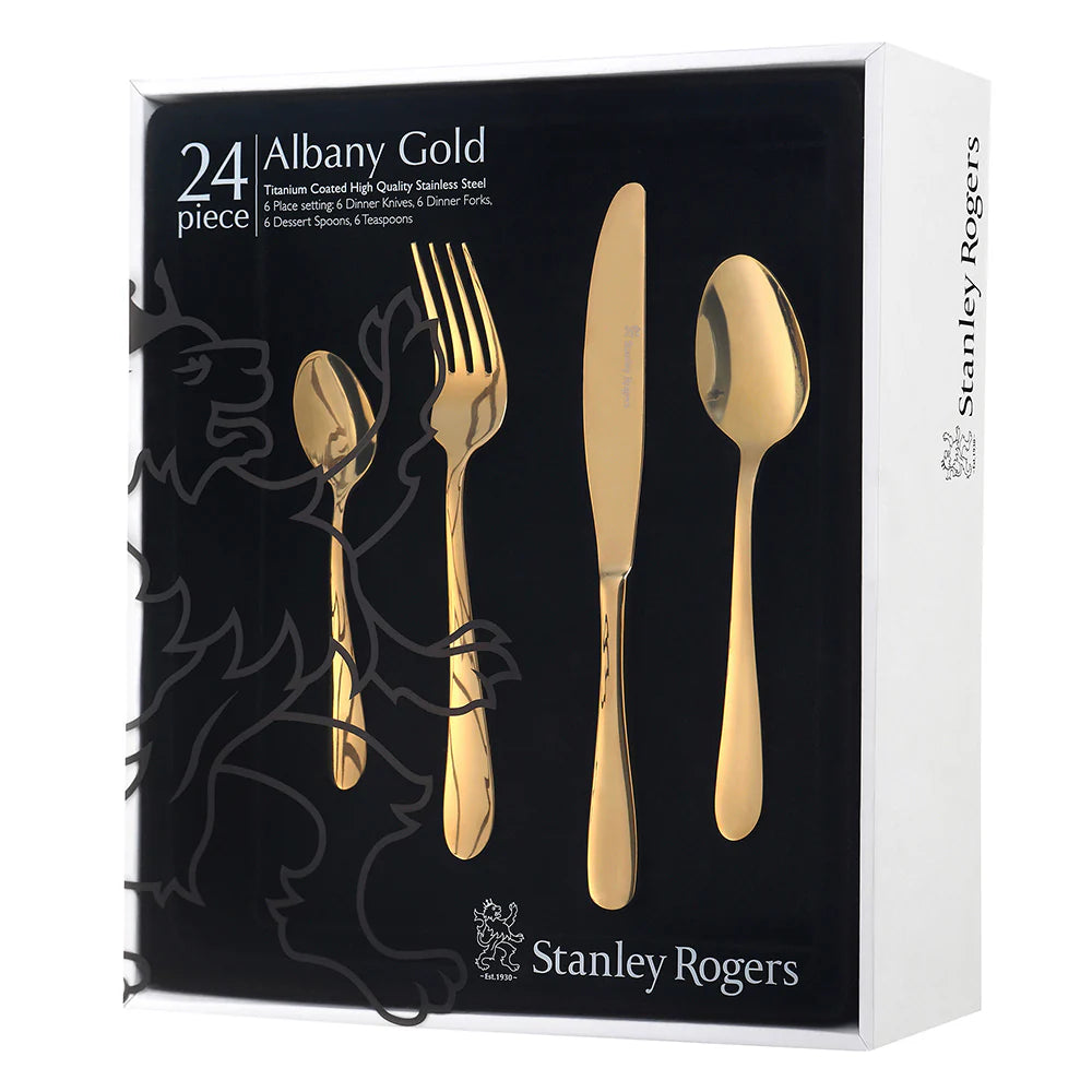 Stanley Rogers Albany Gold 24 Piece Set
