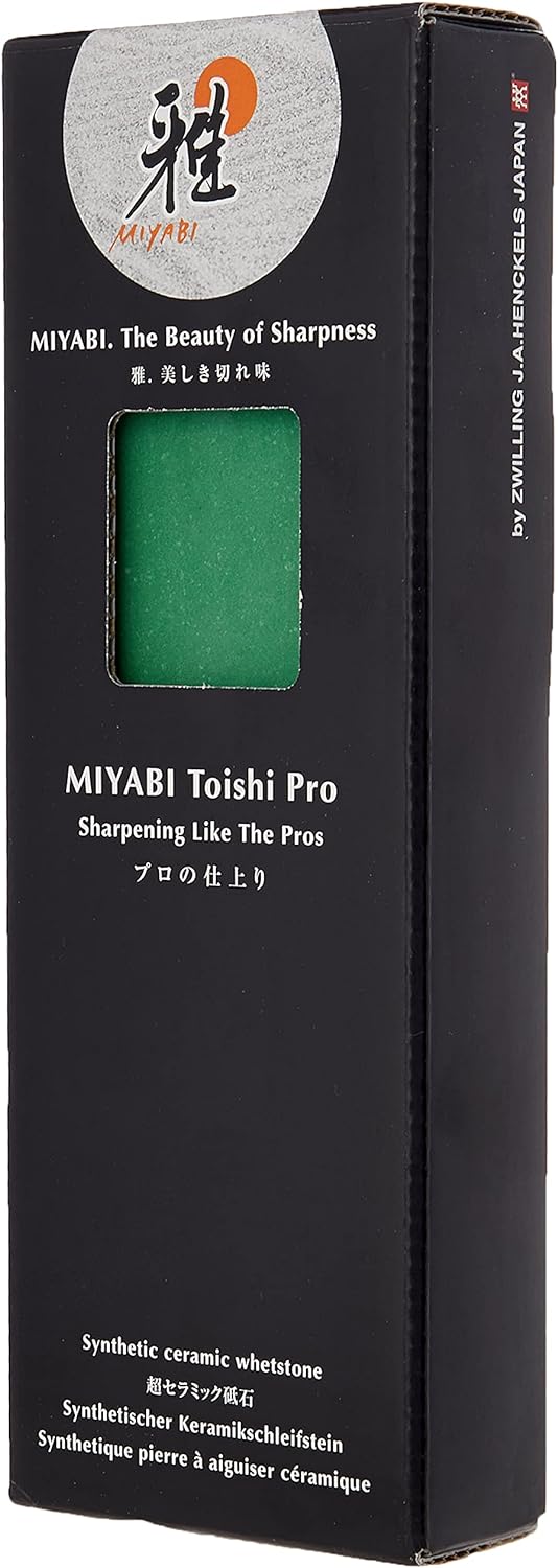 (SALE!) Miyabi Toishi Pro 1000 Grit Ceramic Water Sharpening Stone 62492