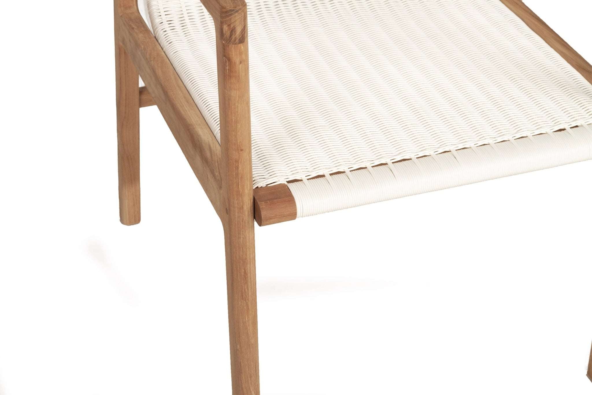 Anderson Teak Outdoor Chair – White