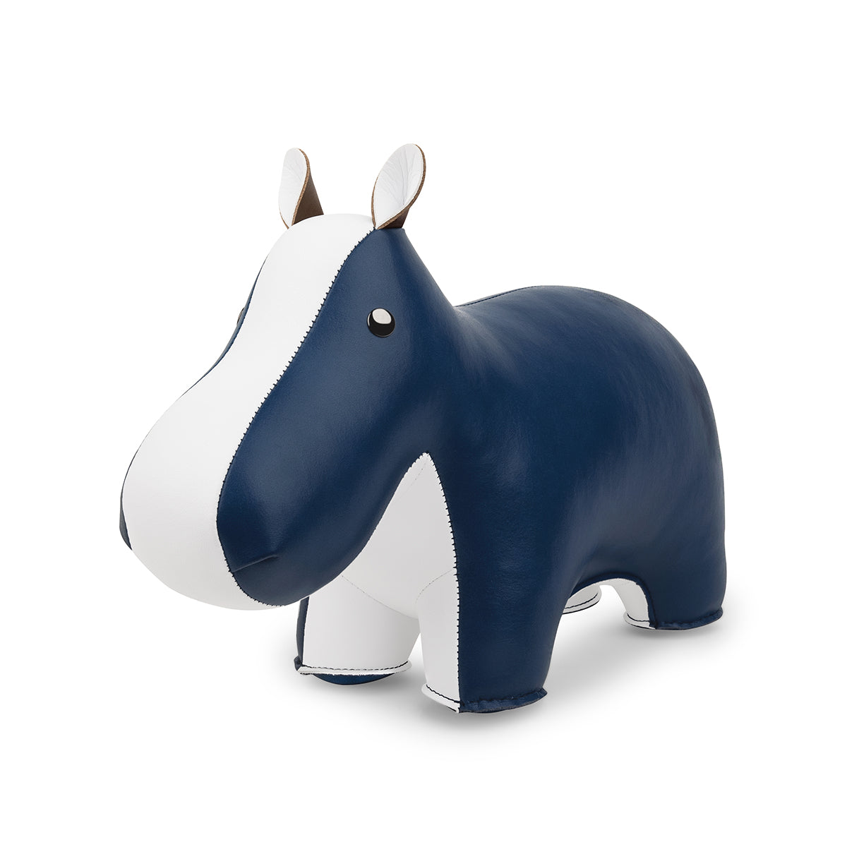 Zuny Bookend Classic Hippo Midnight Blue