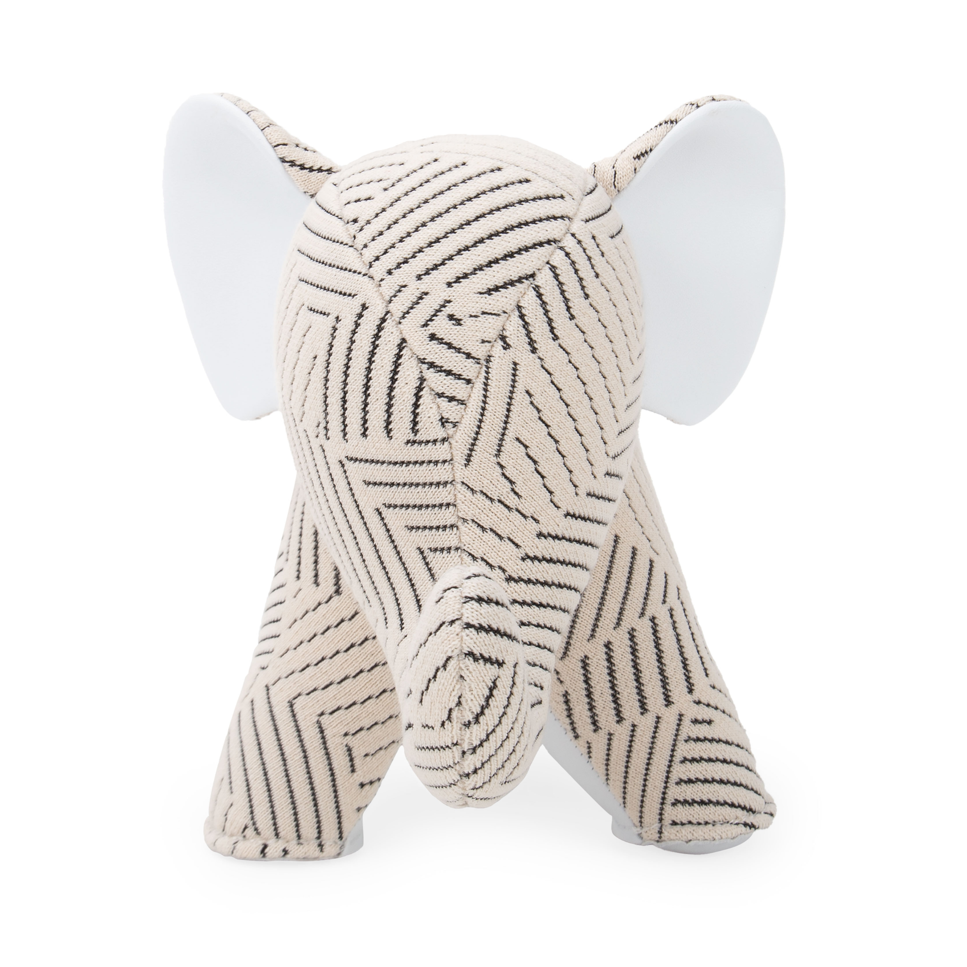 Zuny Bookend Elephant Abby Kvadrat Razzle Dazzle White
