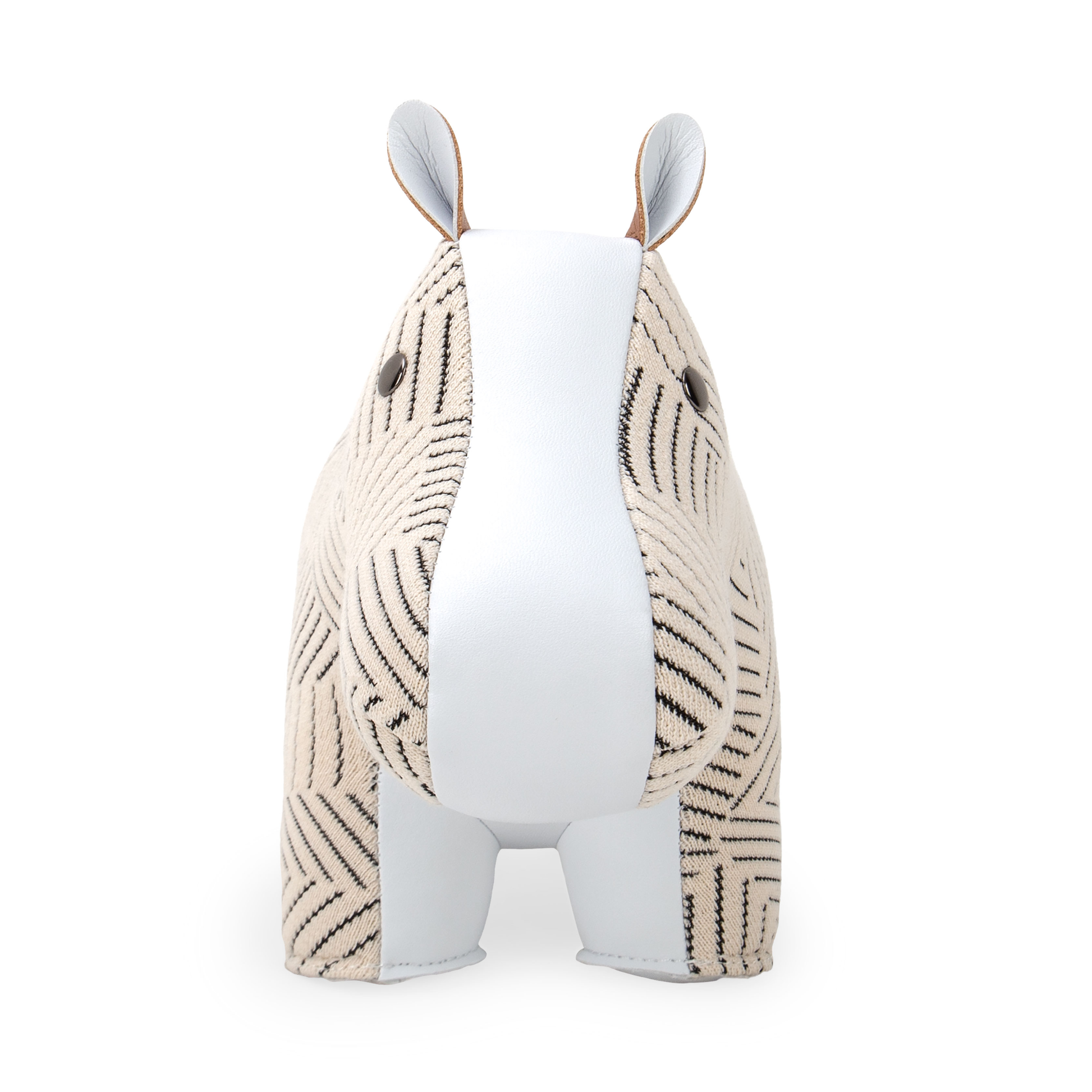 Zuny Bookend Hippo Kvadrat Razzle Dazzle White