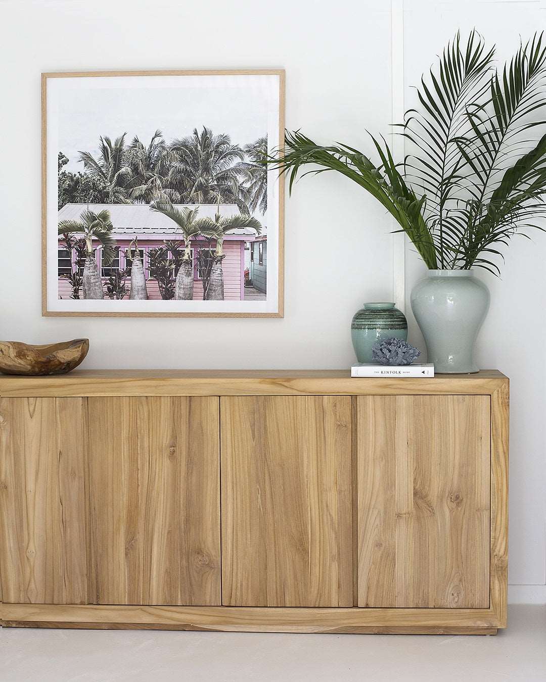 Buddina Teak 4 Door Sideboard