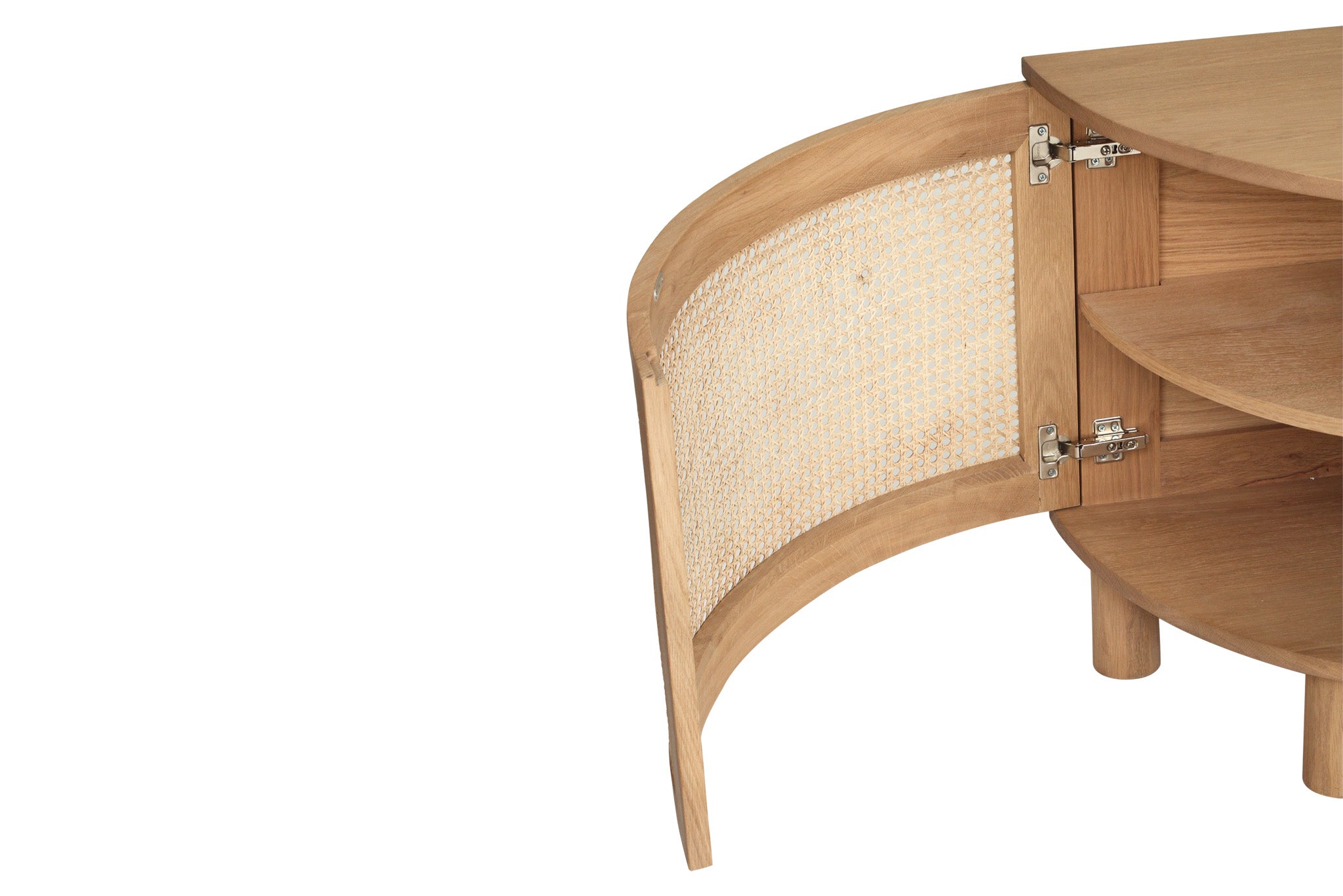 Griffith American Oak Bedside Tables – Left and Right Pair