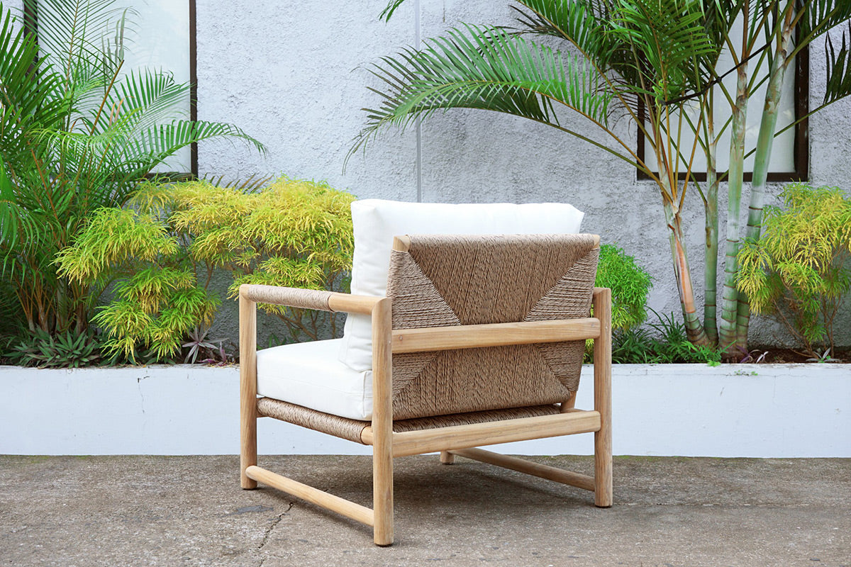 Jervis Bay Teak Outdoor Sofa – 1 Seater