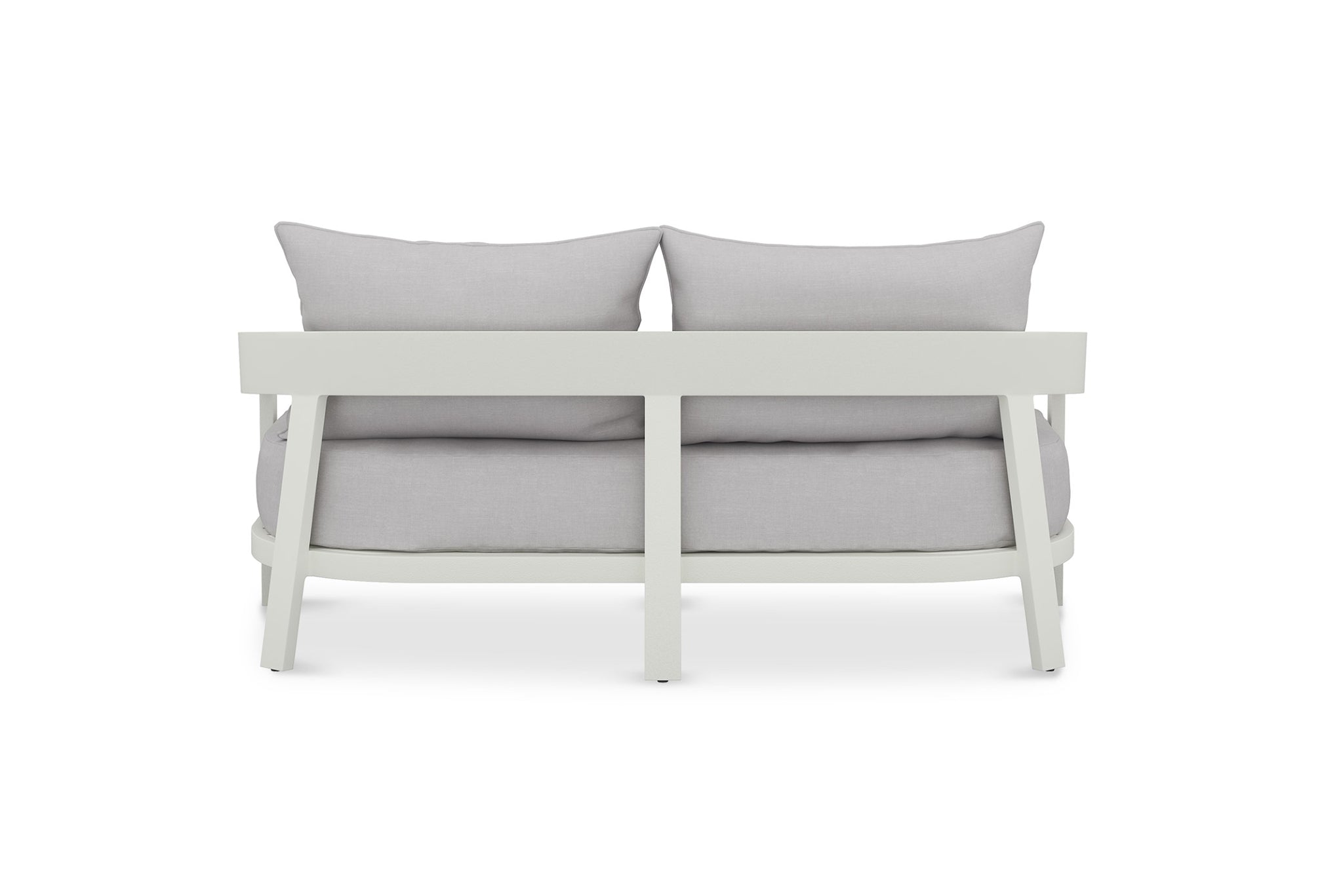 Queenscliff Outdoor Sofa – 2 Seater – White Powder Coated Frame