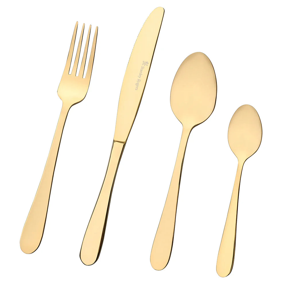 Stanley Rogers Albany Gold 16 Piece Set