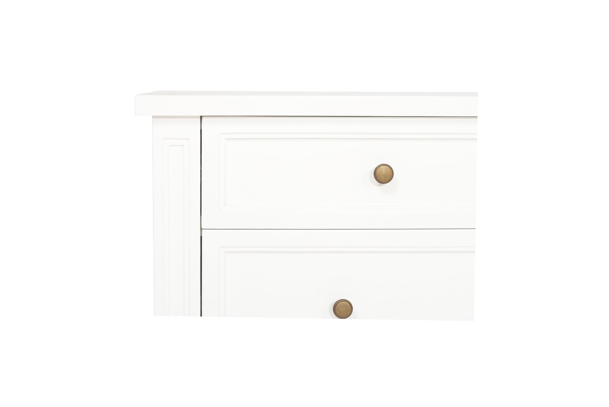 Vaucluse Mahogany Dresser – White – 9 Drawer