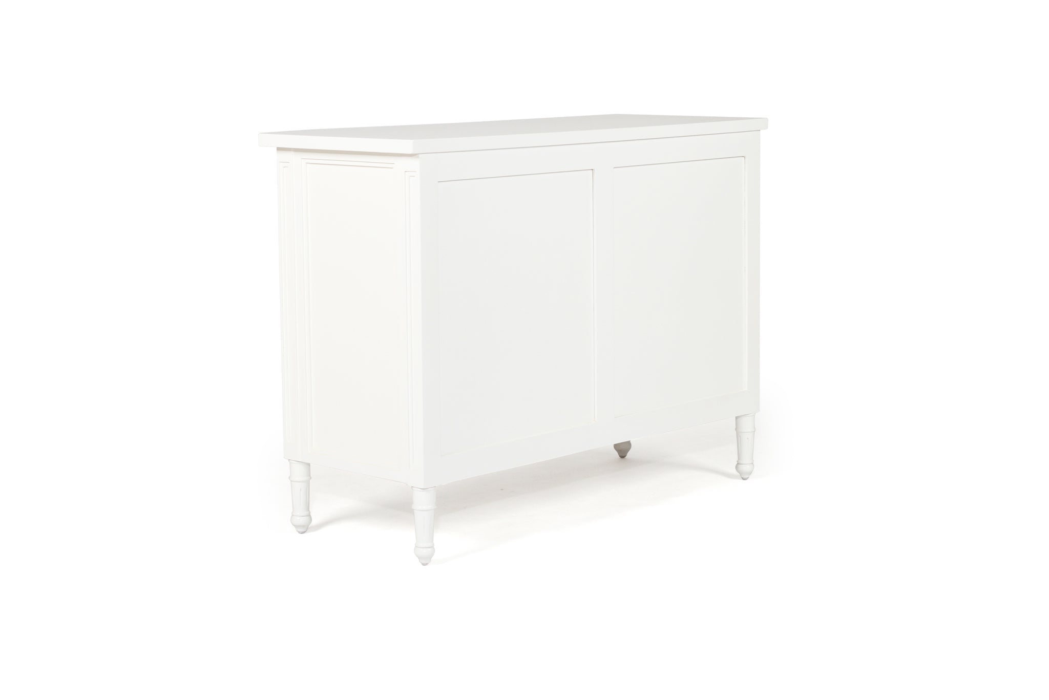 Vaucluse Mahogany & Rattan Two Door Sideboard – White