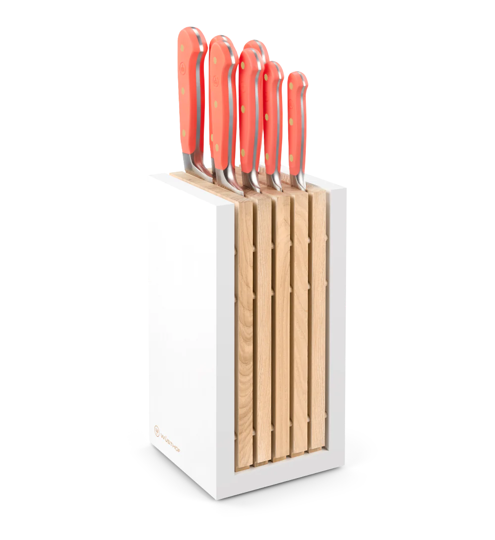 Wusthof Classic Colour 8 Pcs Knife block Set – Coral Peach