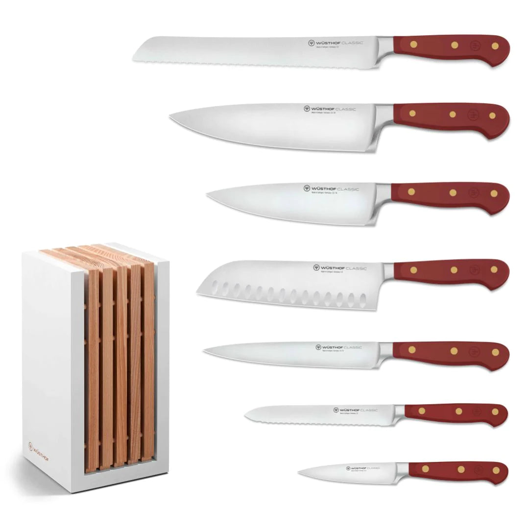 Wusthof Classic Colour 8 Pcs Knife block Set – Tasty Sumac