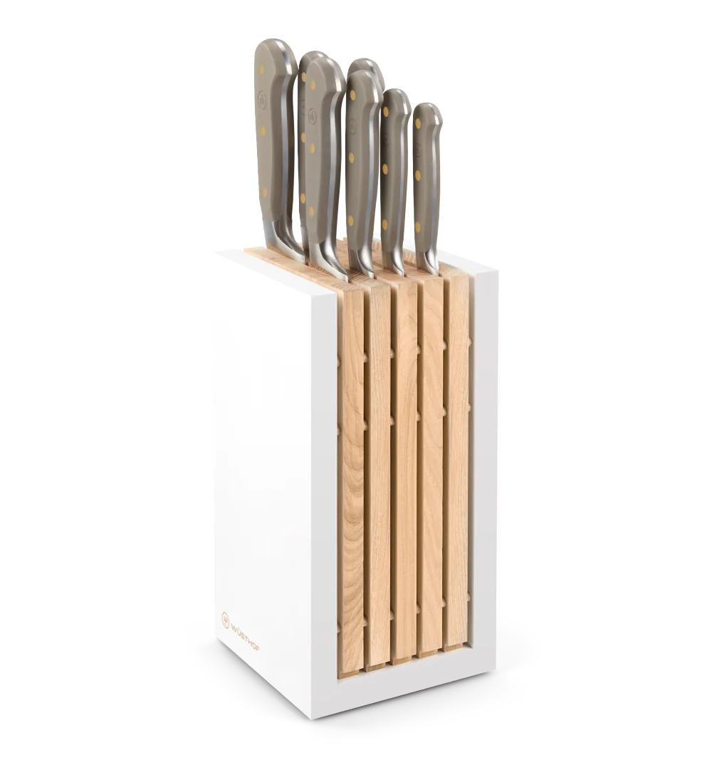 Wusthof Classic Colour 8 Pcs Knife block Set – Velvet Oyster