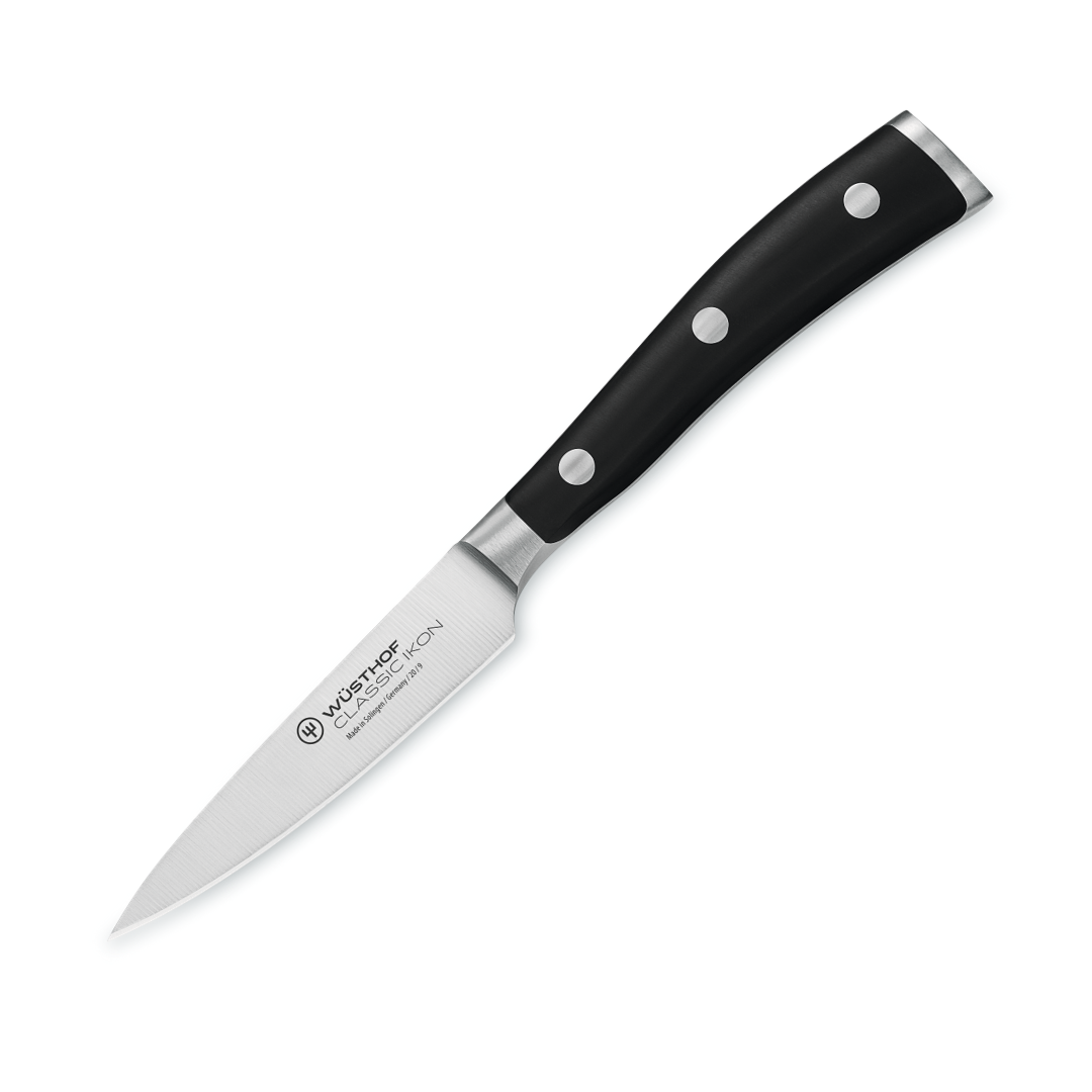 Wusthof Classic Ikon Black Paring Knife 9cm 1040330409