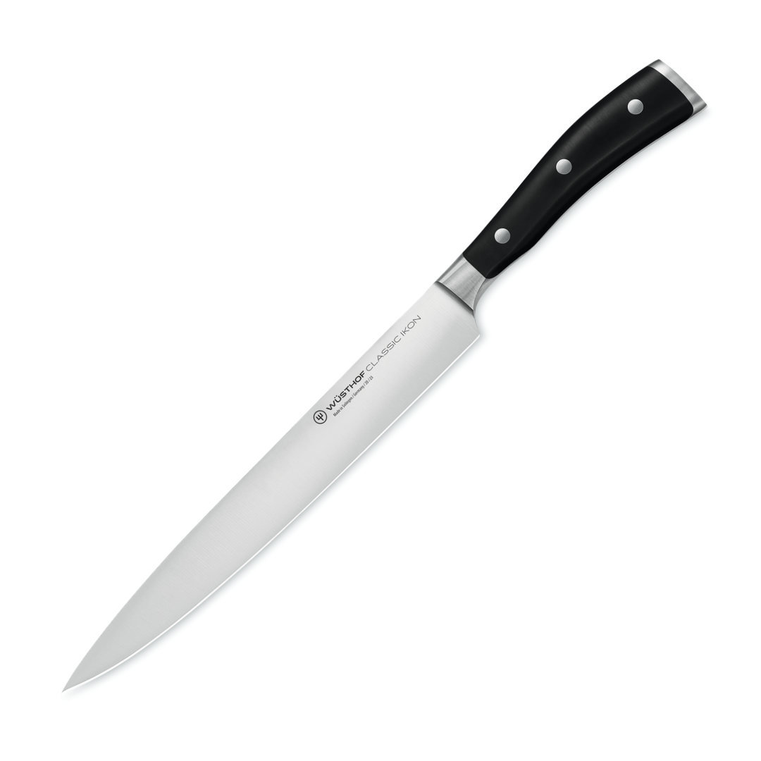 Wusthof Classic Ikon Black Carving Knife 23cm