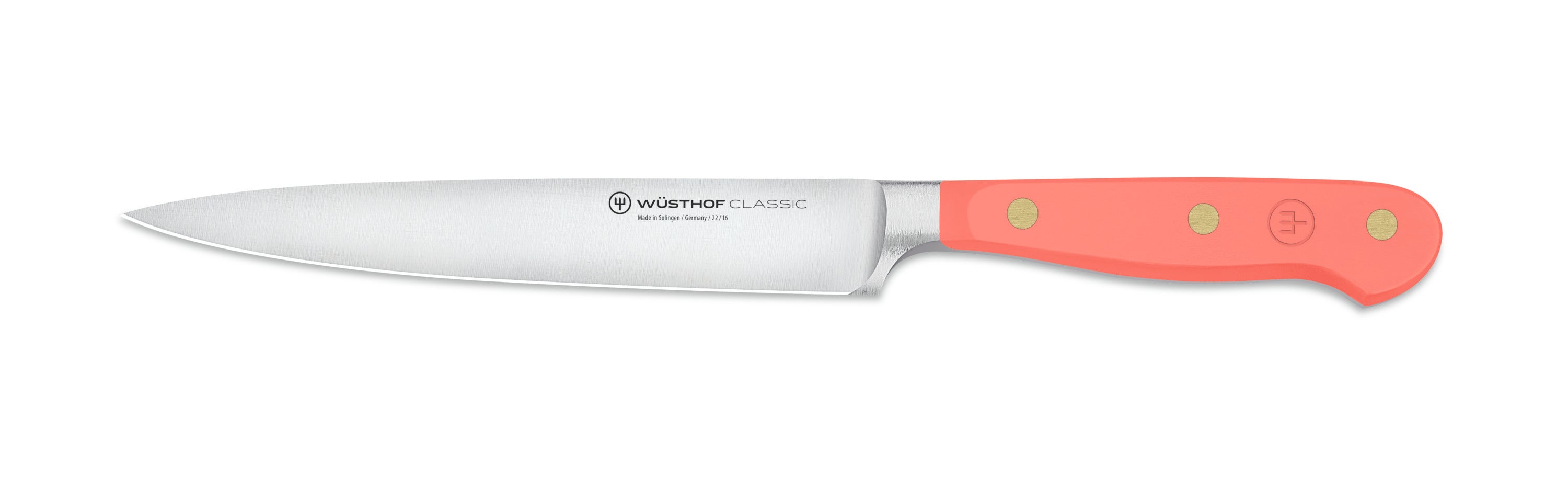 Wusthof Classic Colour Coral Peach Utility Knife 16cm 1061704316W