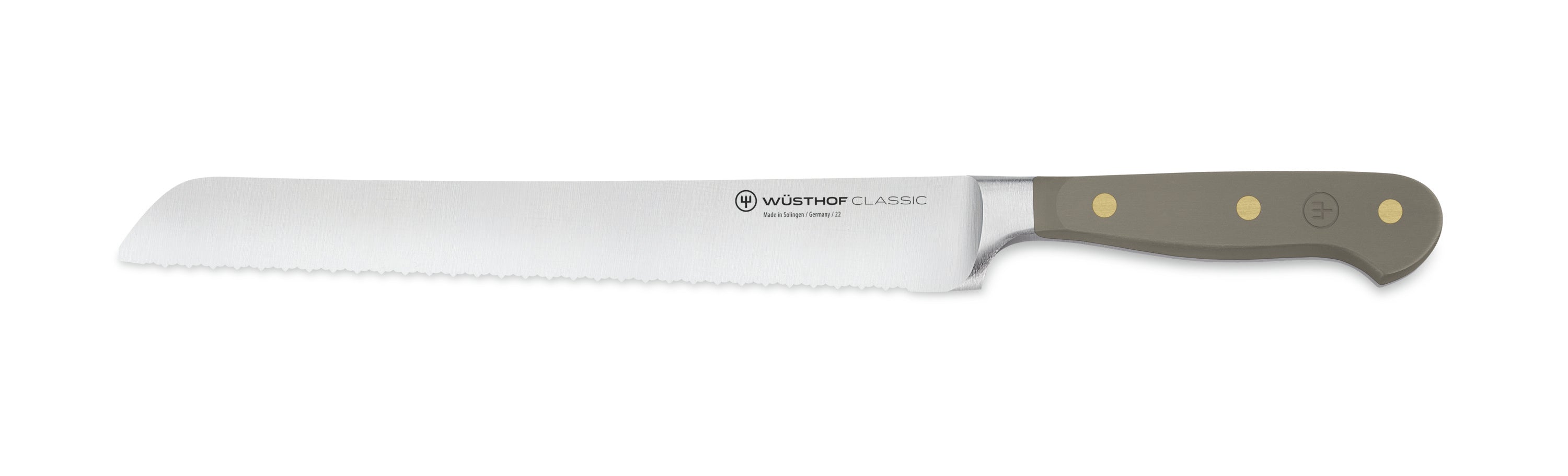 Wusthof Classic Colour Velvet Oyster Double-Serrated Bread Knife 23cm 1061706123W