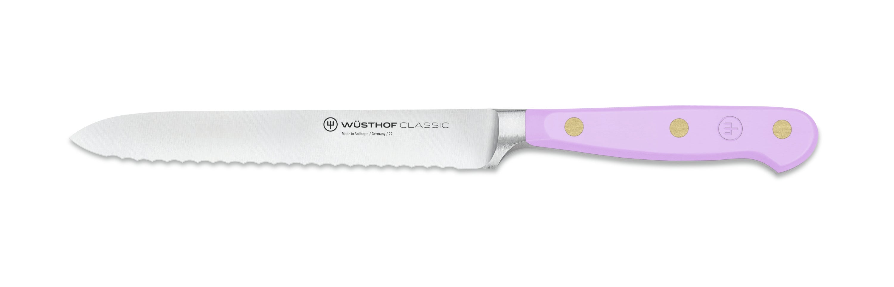 Wusthof Classic Colour Purple Yam Serrated Utility Knife 14cm 1061708214W