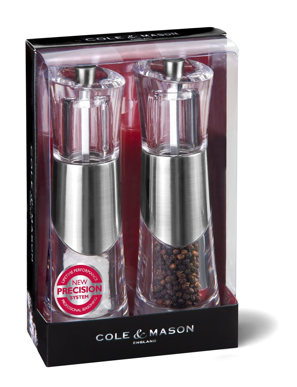 Cole & Mason Salt and Pepper Mill Bobbi Gift Set 18.5cm