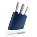 Stanley Rogers Modern Steel Metallic 6 Piece Knife Block Set - Bronx Homewares