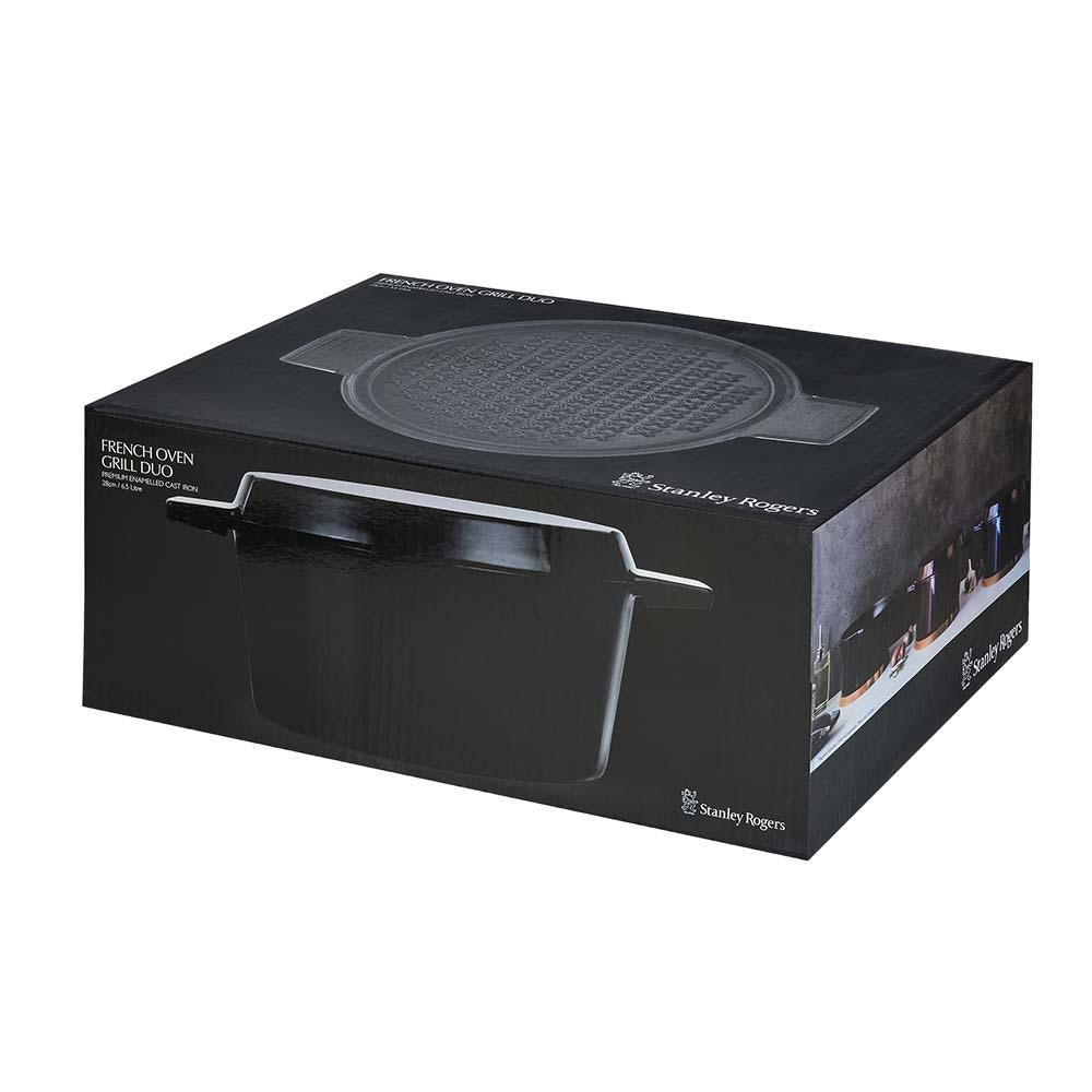 Stanley Rogers French Oven Grill Duo Onyx 28cm / 6.5L