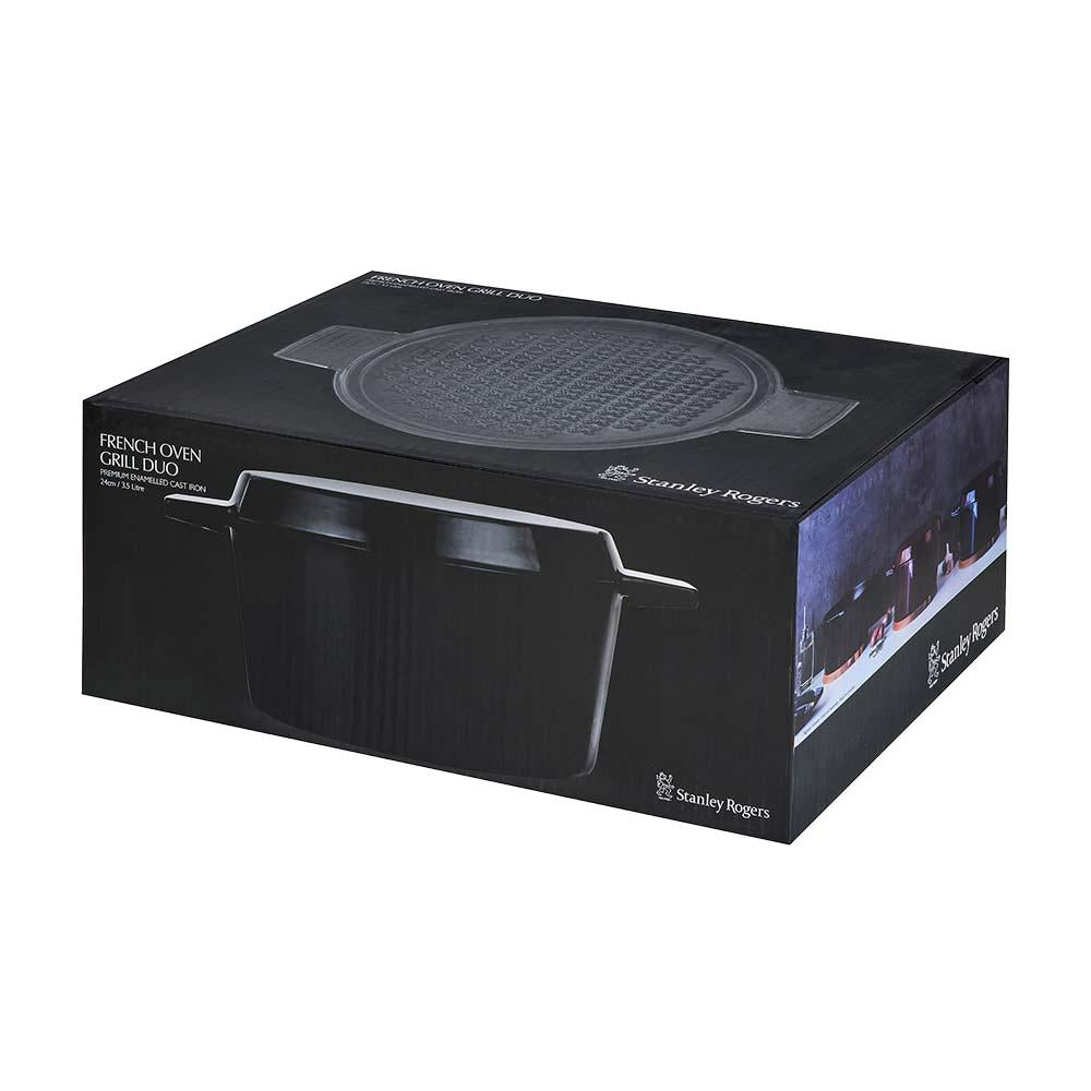 Stanley Rogers French Oven Grill Duo Midnight Blue 24cm / 3.5L