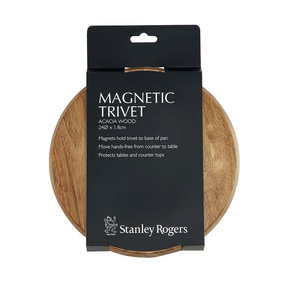 Stanley Rogers Magnetic Trivet Acacia 24cm
