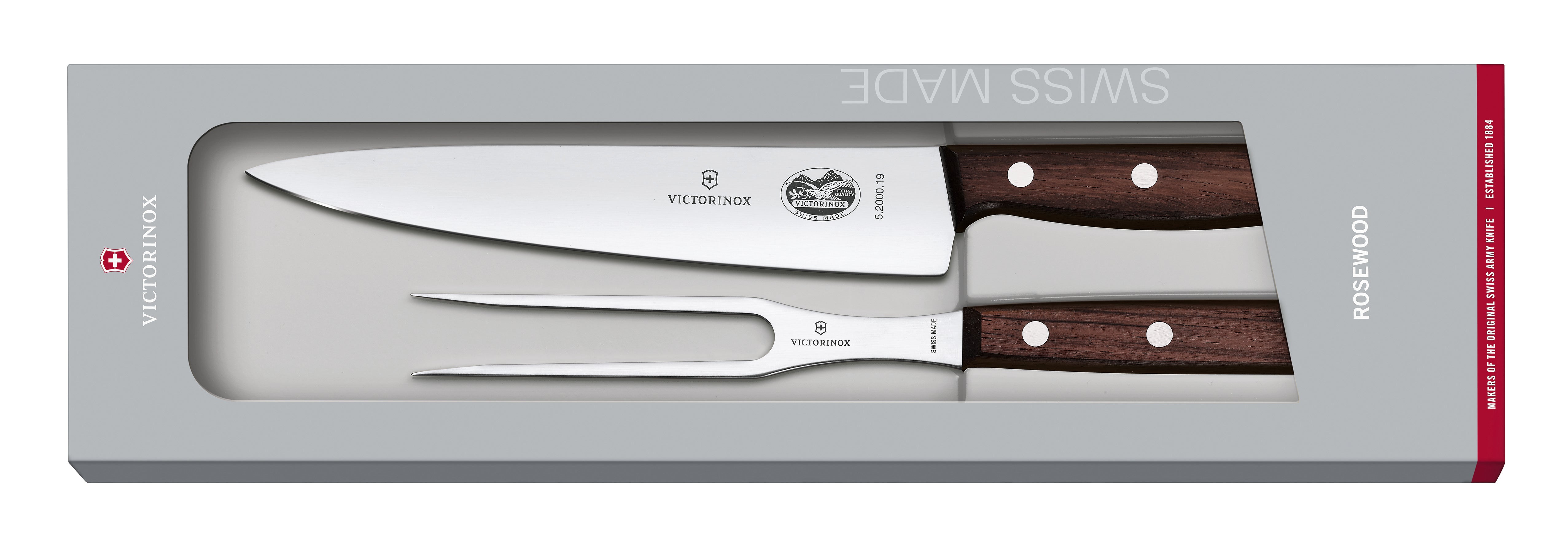 Victorinox Carving 2Pc Set Rosewood