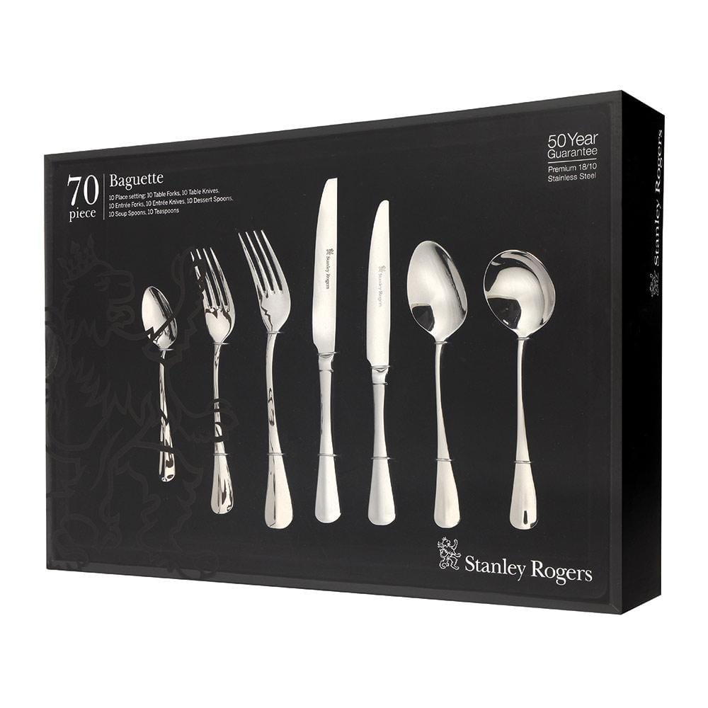Stanley Rogers Baguette Cutlery Set 70pc