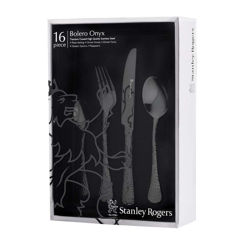 Stanley Rogers Bolero Onyx 16 Piece Cutlery Set 50859