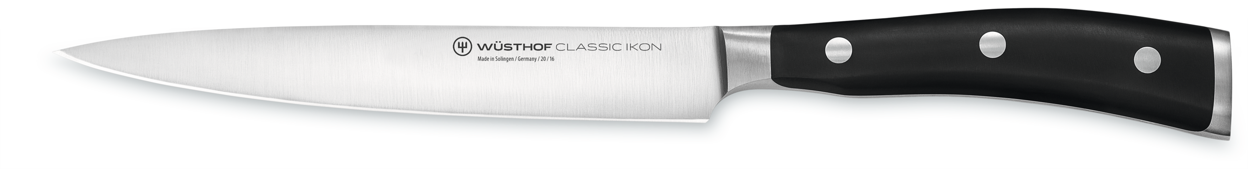 Wusthof Classic Ikon Black Utility Knife 16cm 1040330716