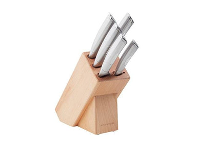 Scanpan Classic Steel 6 Piece Knife Block Set - Bronx Homewares