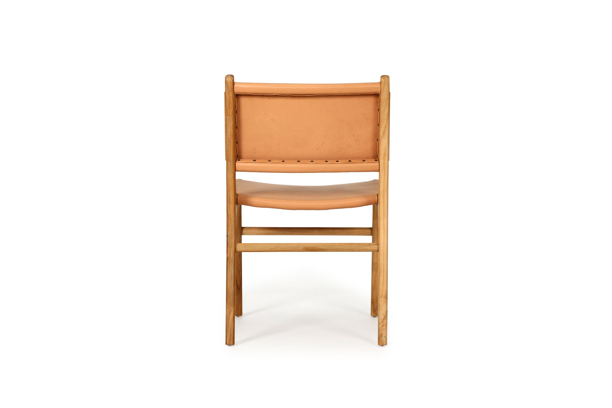 South Bank Leather Side Chair – Natural