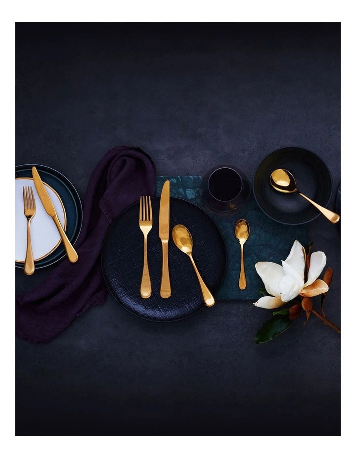 Stanley Rogers Chelsea Gold Cutlery 56 Piece Set
