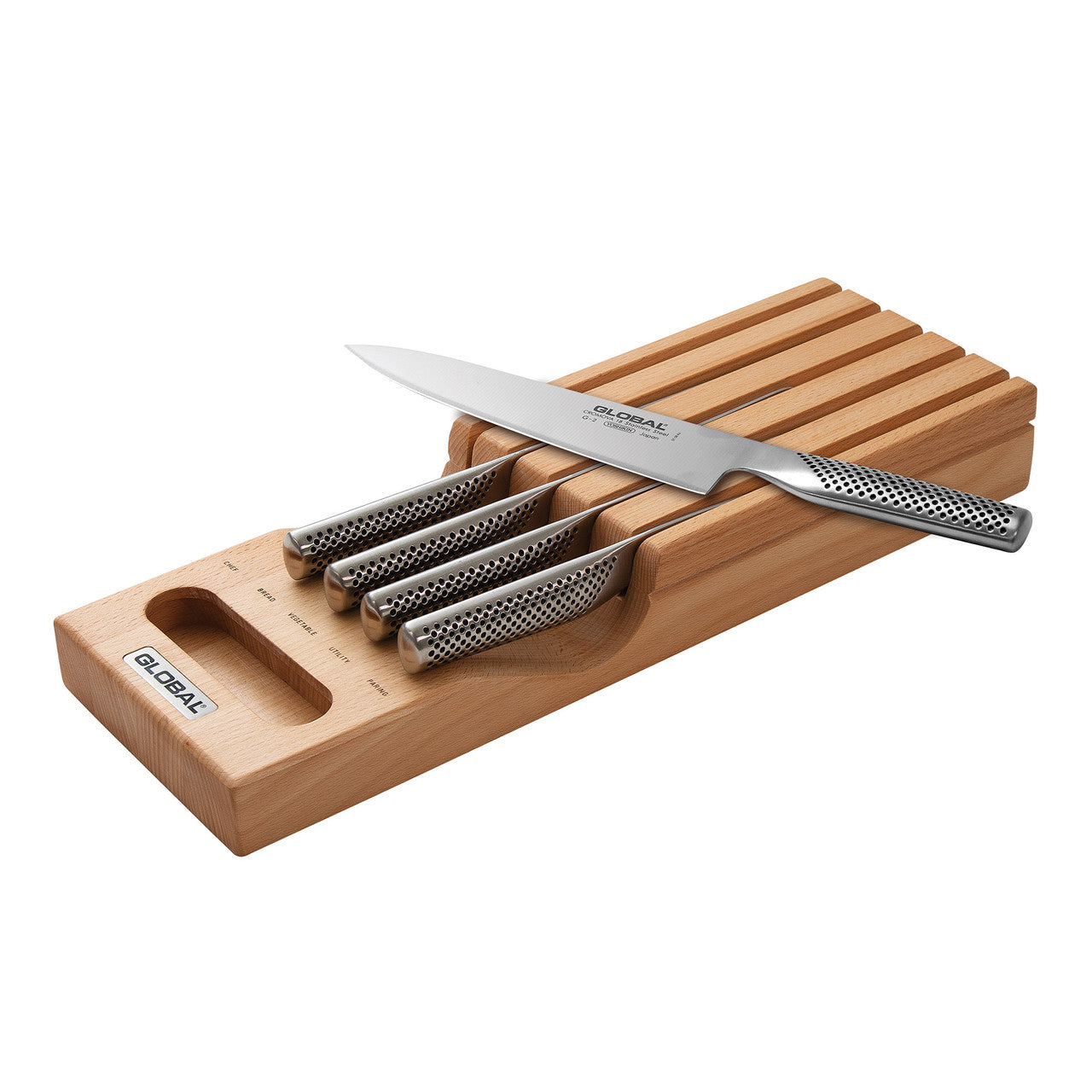 Global Hikaeme In Drawer Knives 6 Piece Set