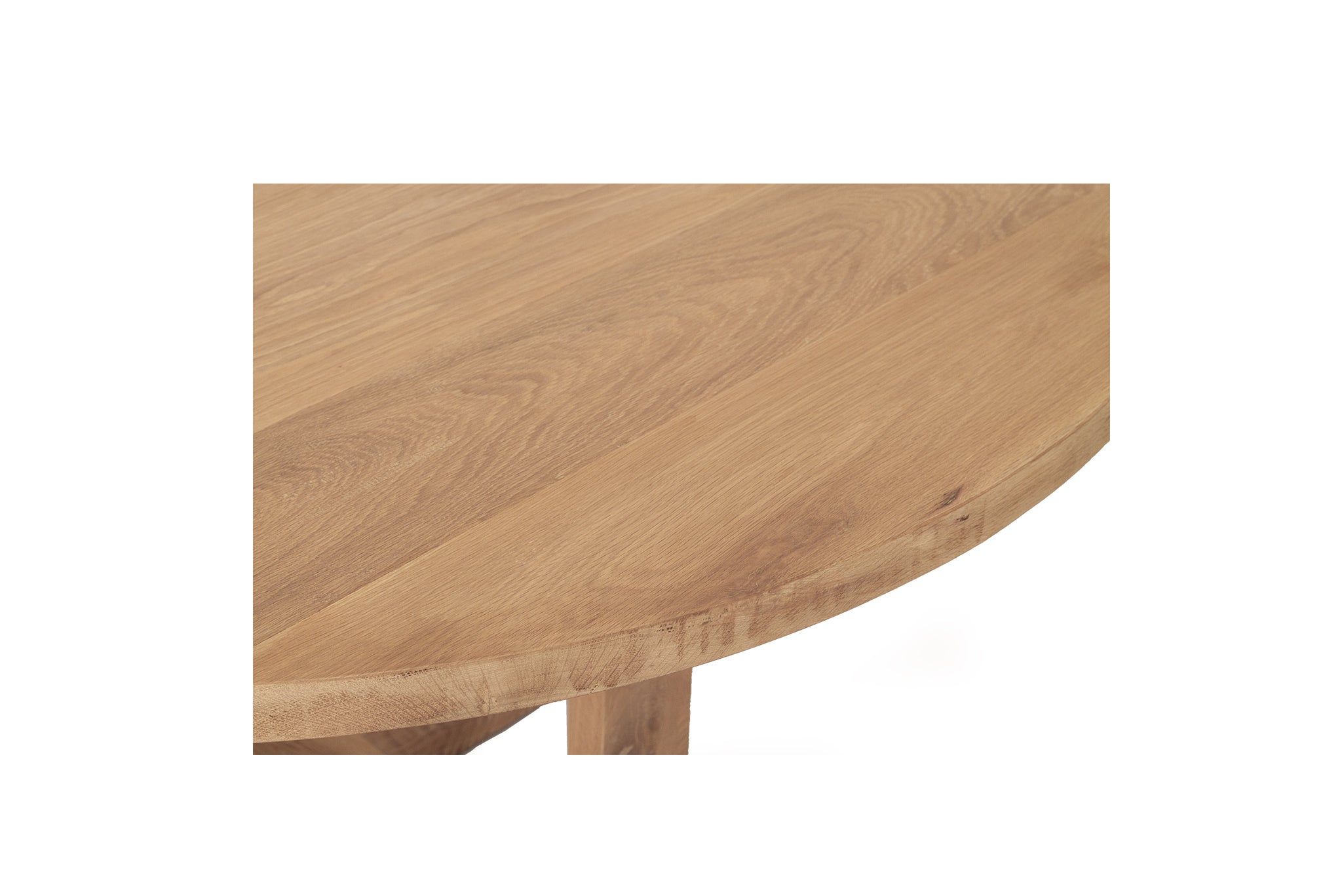 St Albans American Oak Round Dining Table