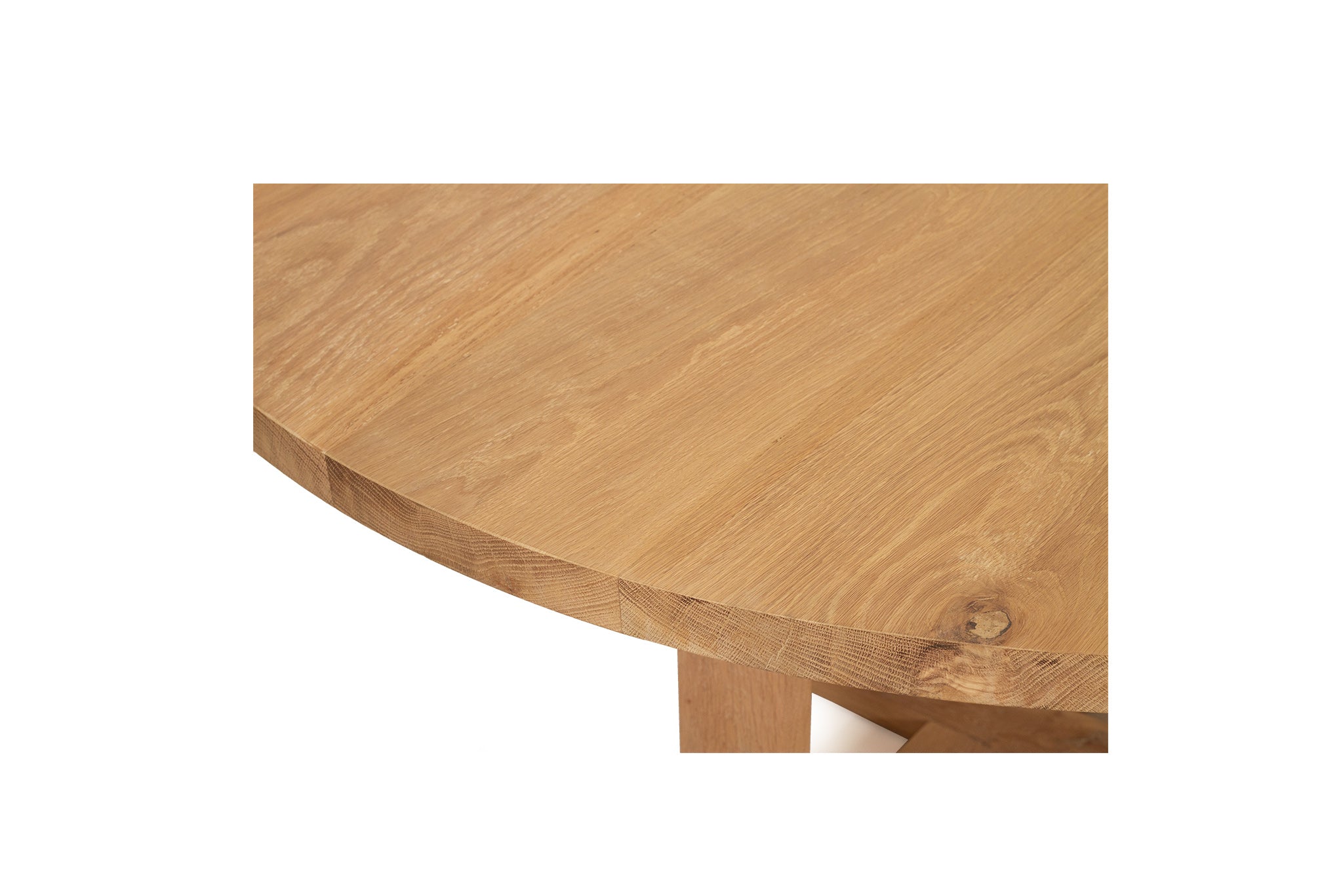 St Albans American Oak Round Dining Table