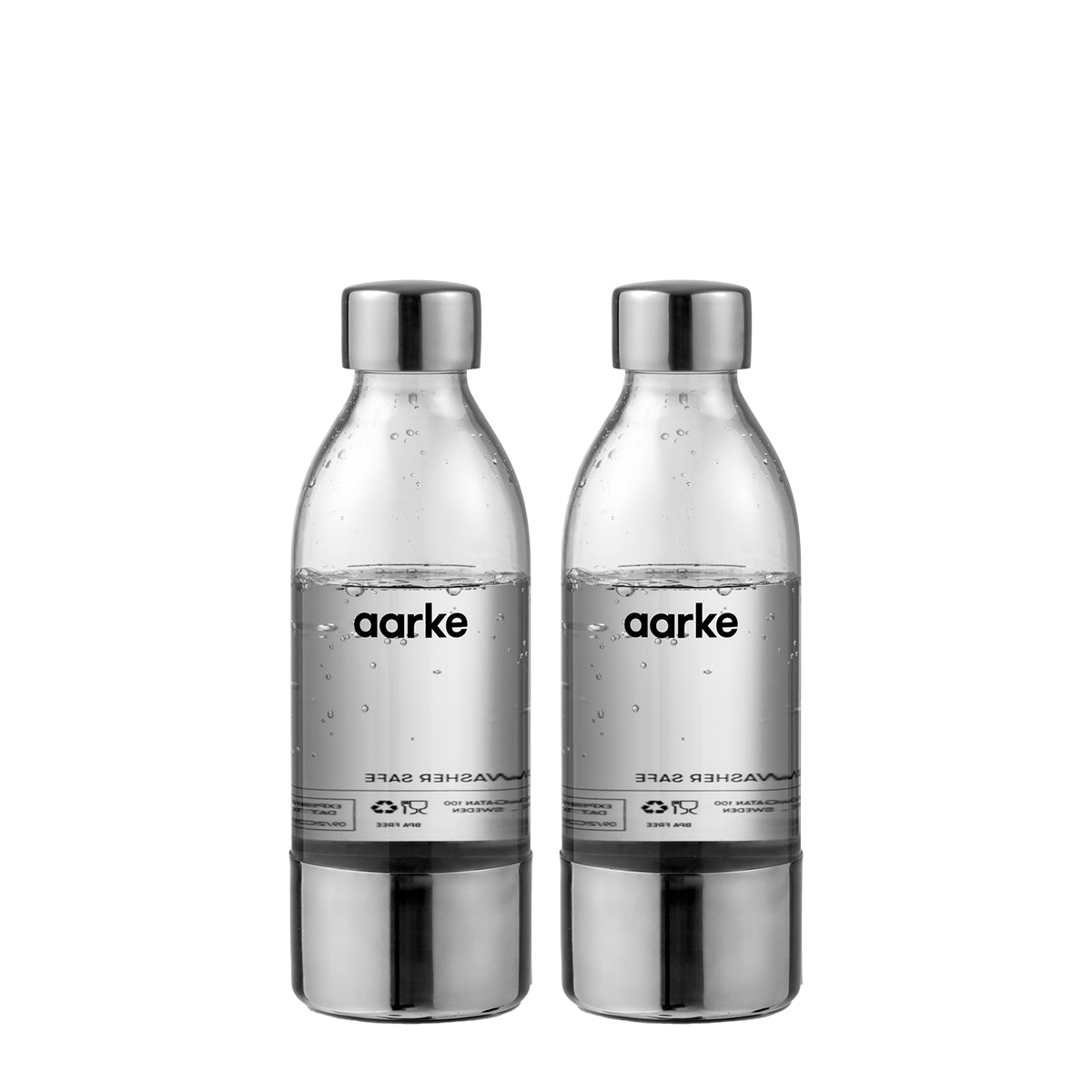 Aarke Carbonator 3 Pet Water Bottle Small 450ML 2-Pack