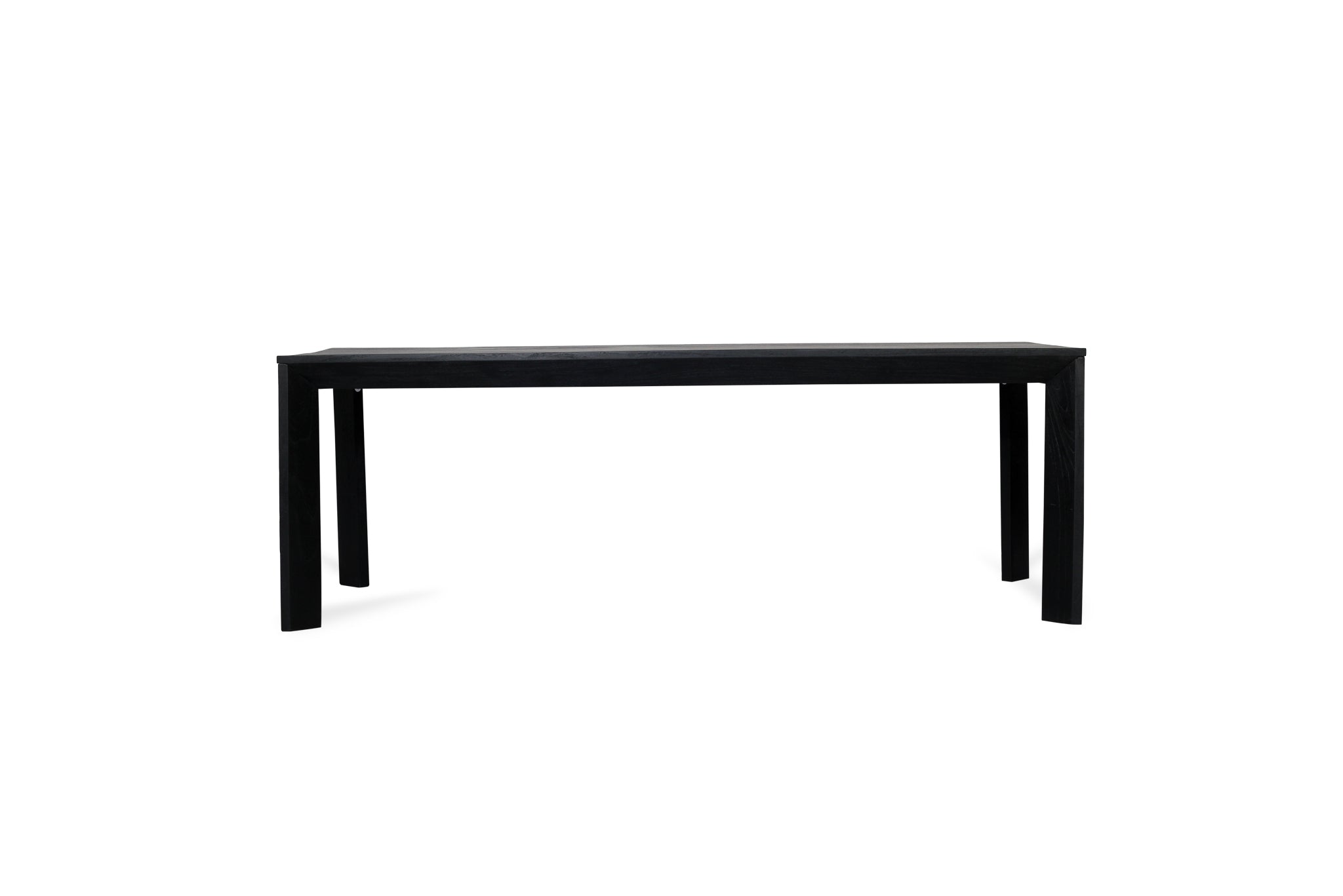 Arlo High Grade Teak Dining Table – 2.2m – Black