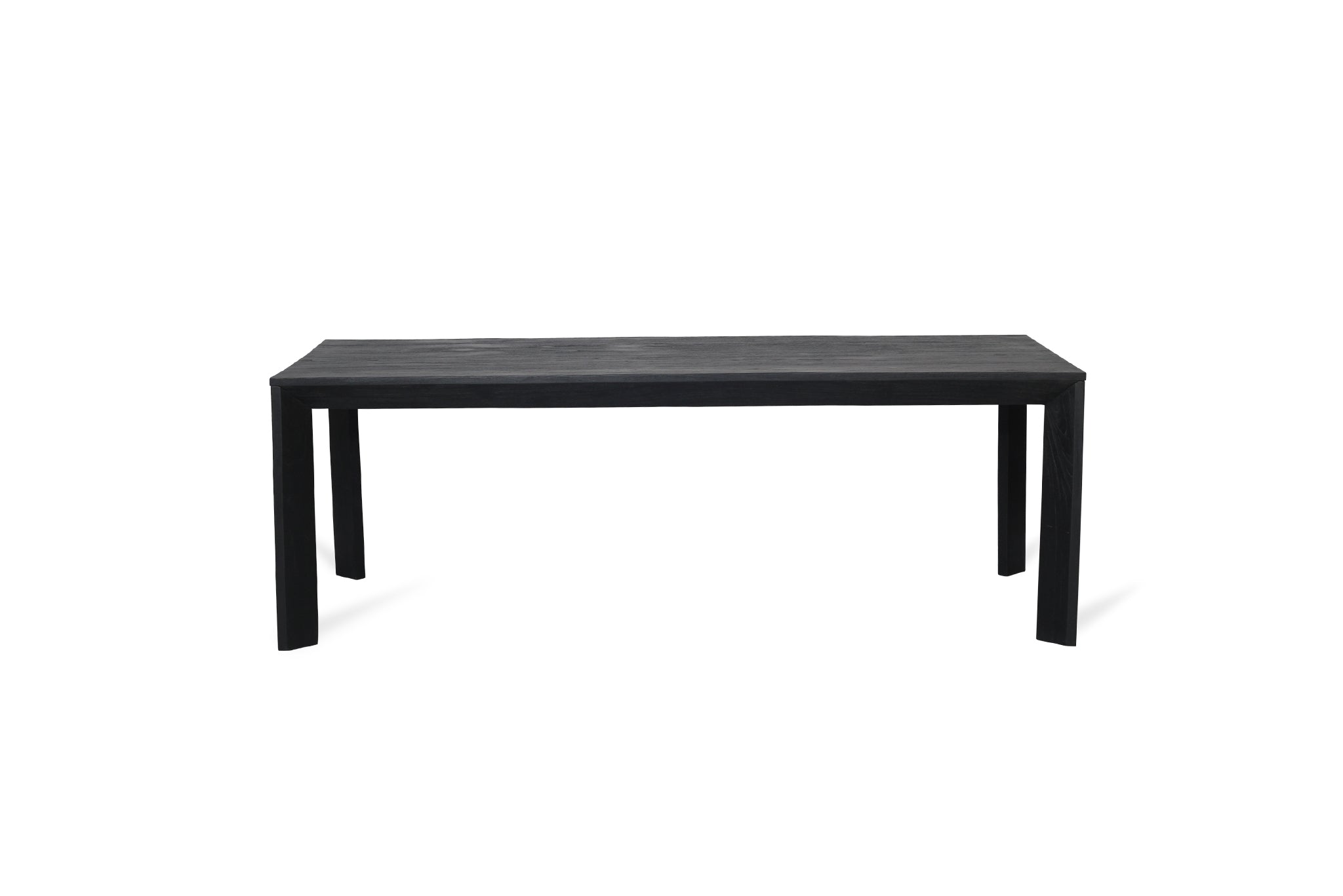 Arlo High Grade Teak Dining Table – 2.2m – Black