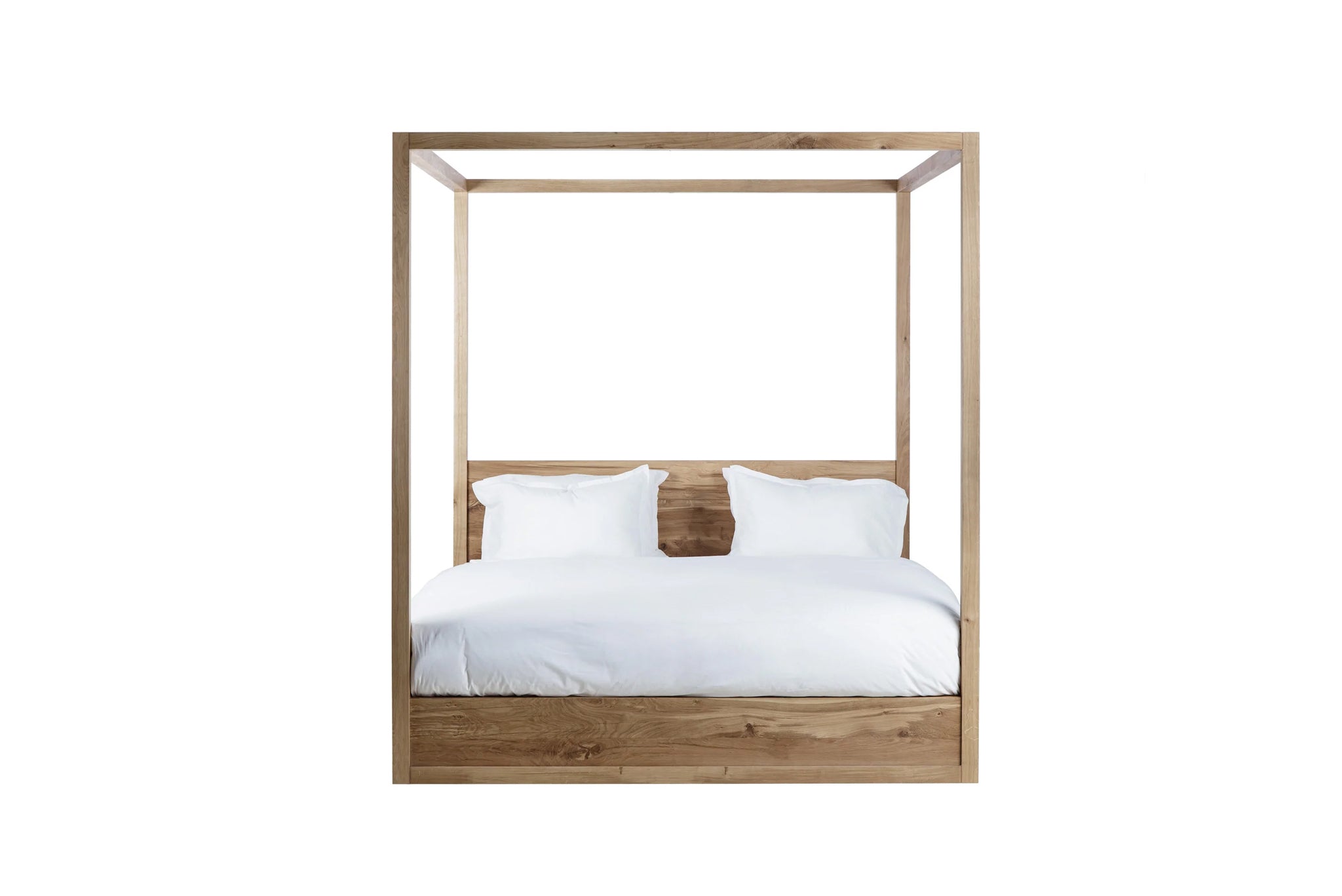 Arlo Reclaimed French Oak 4 Poster Bed – King